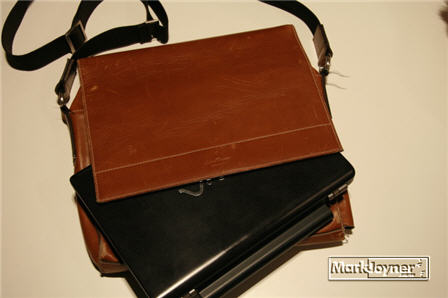 Salvatore Ferragamo Messenger Bag with Sony Vaio Laptop