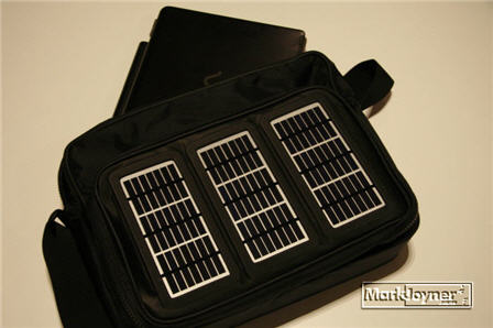 Voltaic Solar Messenger Bag with Sony Vaio Laptop